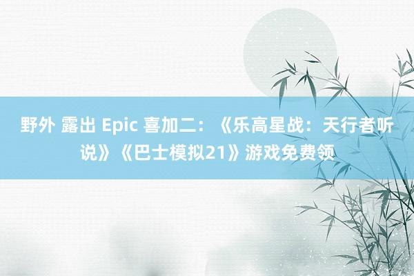 野外 露出 Epic 喜加二：《乐高星战：天行者听说》《巴士模拟21》游戏免费领