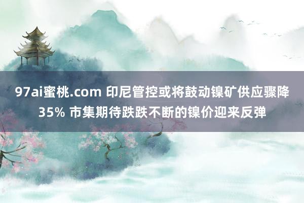 97ai蜜桃.com 印尼管控或将鼓动镍矿供应骤降35% 市集期待跌跌不断的镍价迎来反弹