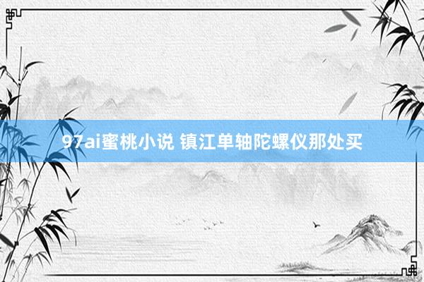 97ai蜜桃小说 镇江单轴陀螺仪那处买